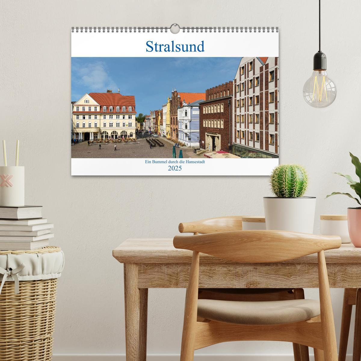 Bild: 9783435370917 | Ein Bummel durch die Hansestadt Stralsund (Wandkalender 2025 DIN A3...