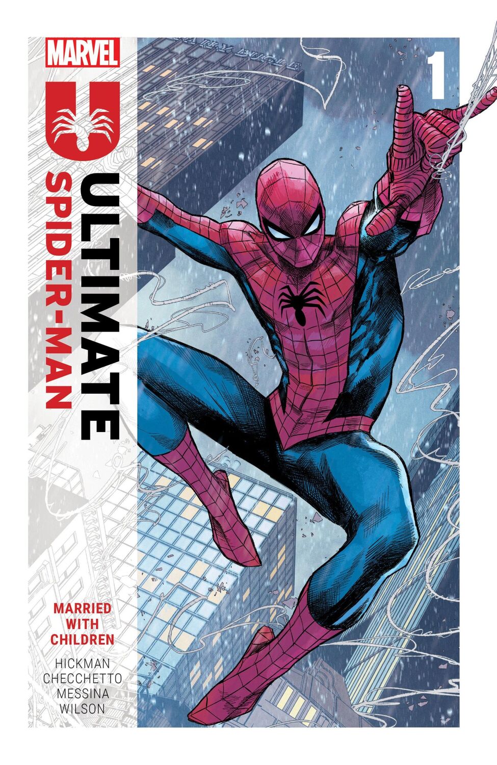 Cover: 9781302957292 | Ultimate Spider-Man by Jonathan Hickman Vol. 1: Married with Children