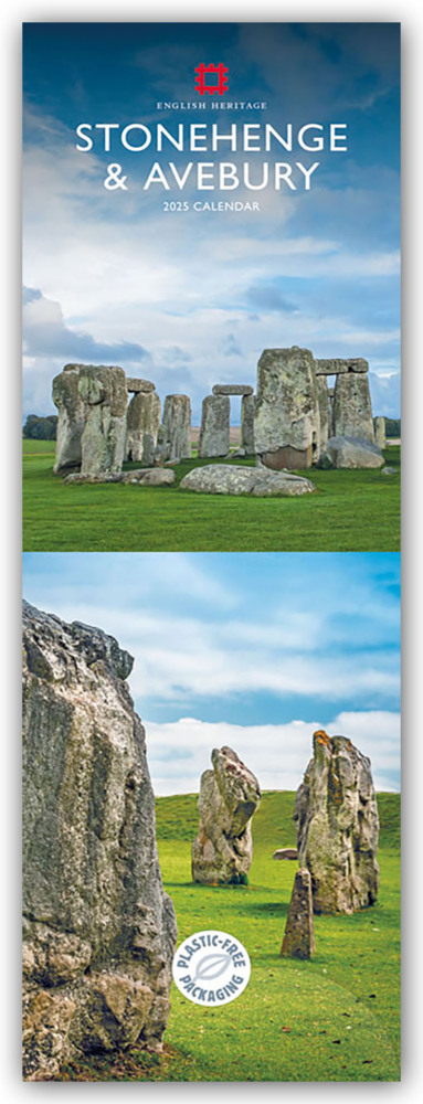 Cover: 9781529843149 | Stonehenge &amp; Avebury 2025 - Slimline-Kalender | Carousel Calendar