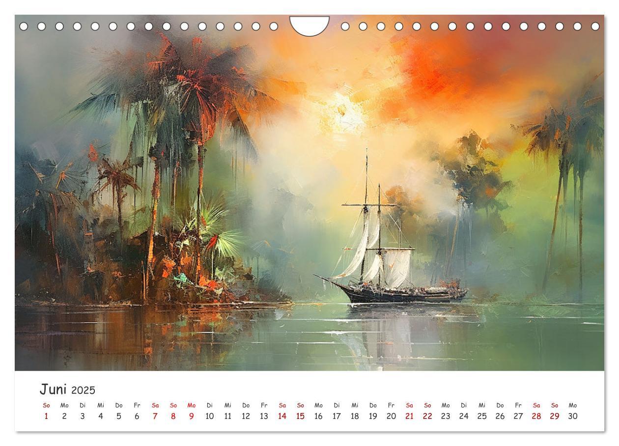 Bild: 9783457143452 | Karibisches Flair (Wandkalender 2025 DIN A4 quer), CALVENDO...