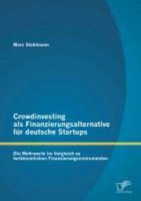 Cover: 9783842891104 | Crowdinvesting als Finanzierungsalternative für deutsche Startups:...