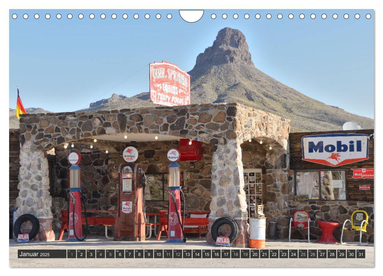 Bild: 9783435109562 | Route 66 (Wandkalender 2025 DIN A4 quer), CALVENDO Monatskalender