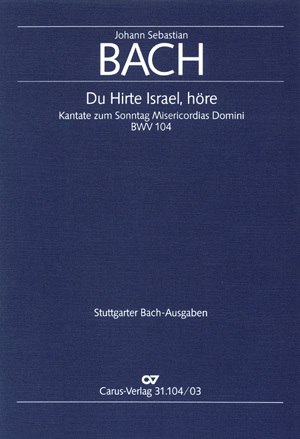 Cover: 9790007047542 | Du Hirte Israel, höre (Klavierauszug) | Johann Sebastian Bach | Buch