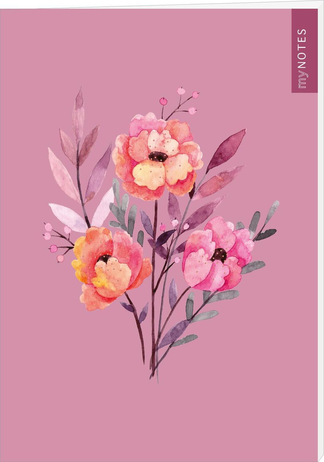 Cover: 4014489133520 | myNOTES Papeterie: Notizheft Blumenträume | Bouquet | Notizbuch | 2024