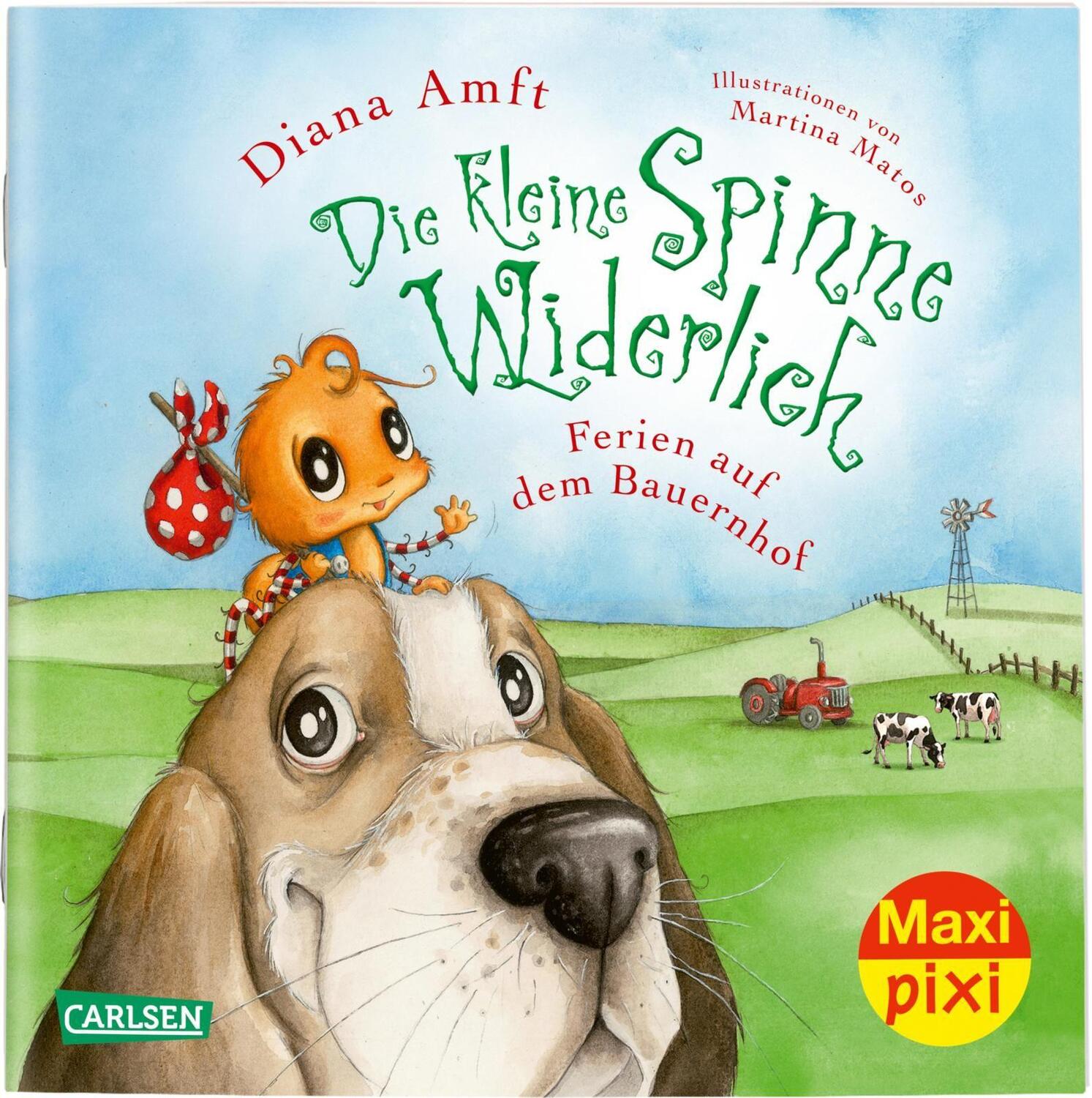 Cover: 9783551054272 | Maxi Pixi 313: VE 5 Die kleine Spinne Widerlich: Ferien auf dem...