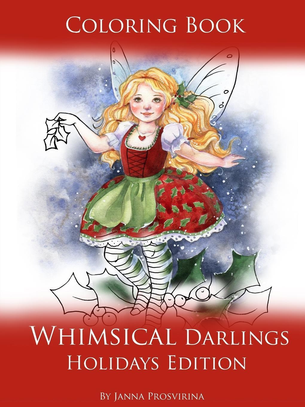 Cover: 9780244438883 | Coloring Book Whimsical Darlings Holidays Edition | Janna Prosvirina