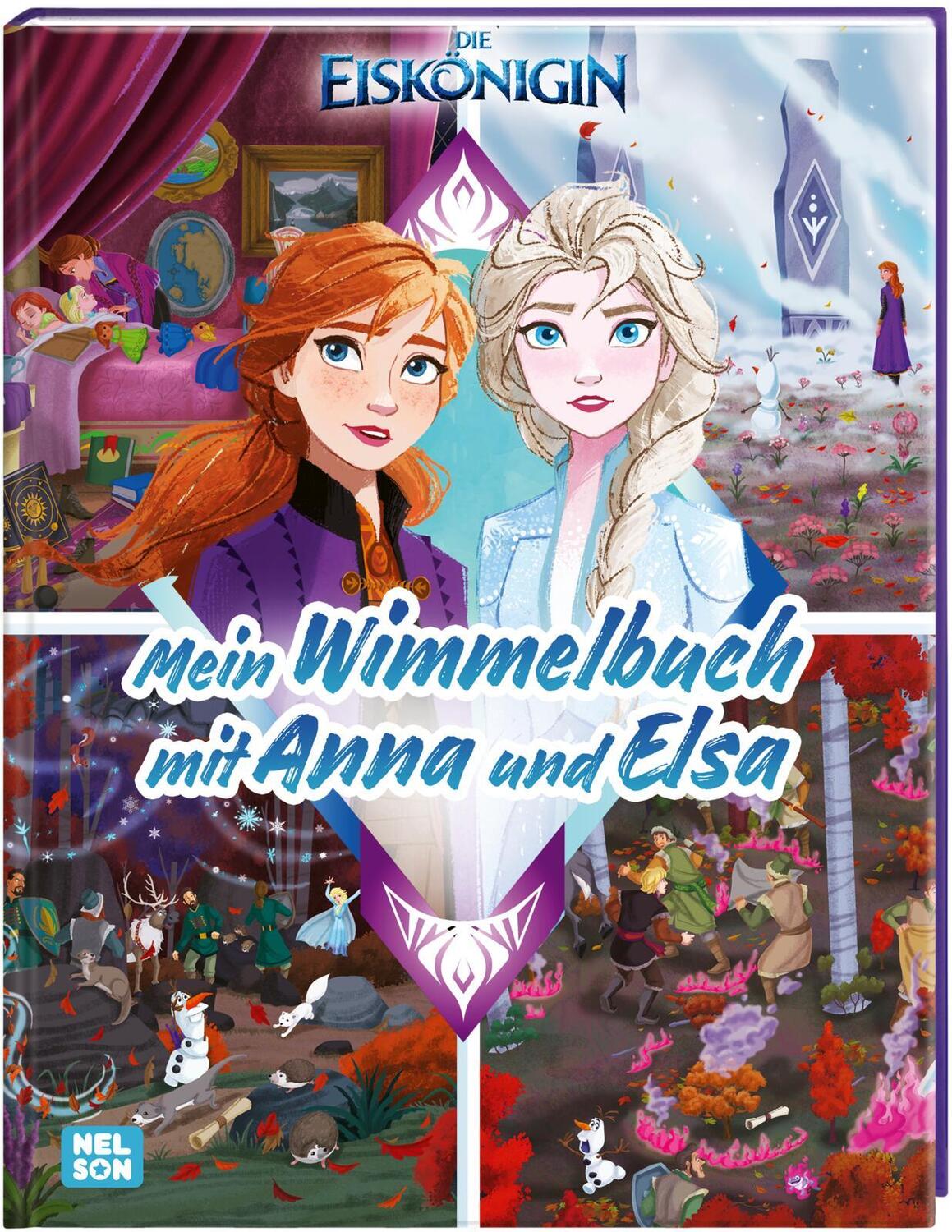 Cover: 9783845122045 | Disney Die Eiskönigin: Mein Wimmelbuch mit Anna und Elsa | Walt Disney