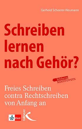 Cover: 9783772712609 | Schreiben lernen nach Gehör? | Gerheid Scheerer-Neumann | Taschenbuch