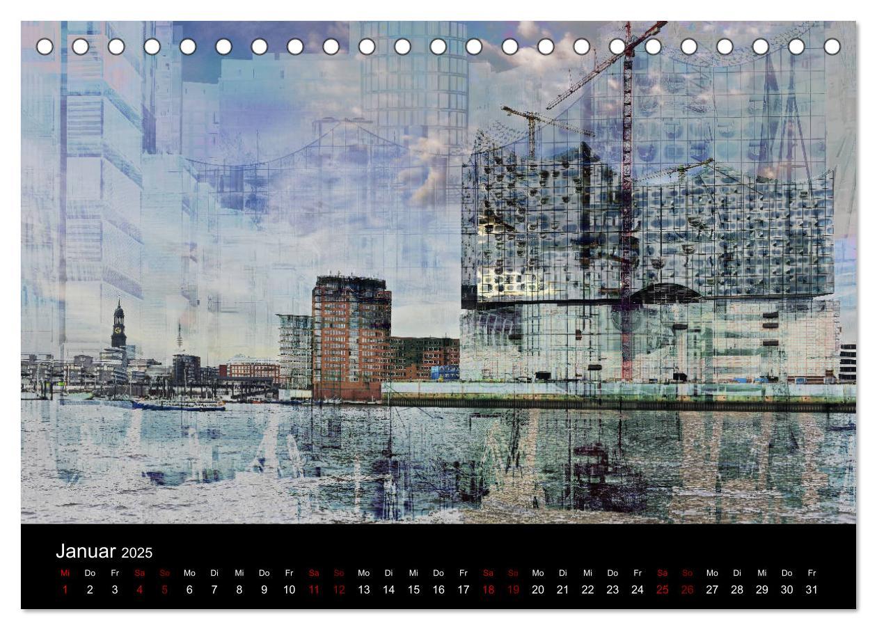 Bild: 9783435375691 | Elbphilharmonie-ARTig (Tischkalender 2025 DIN A5 quer), CALVENDO...