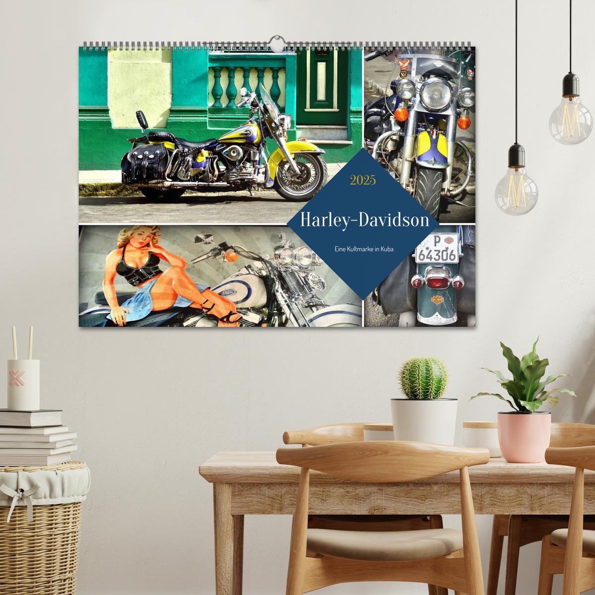 Bild: 9783383931307 | Harley-Davidson - Eine Kultmarke in Kuba (Wandkalender 2025 DIN A2...