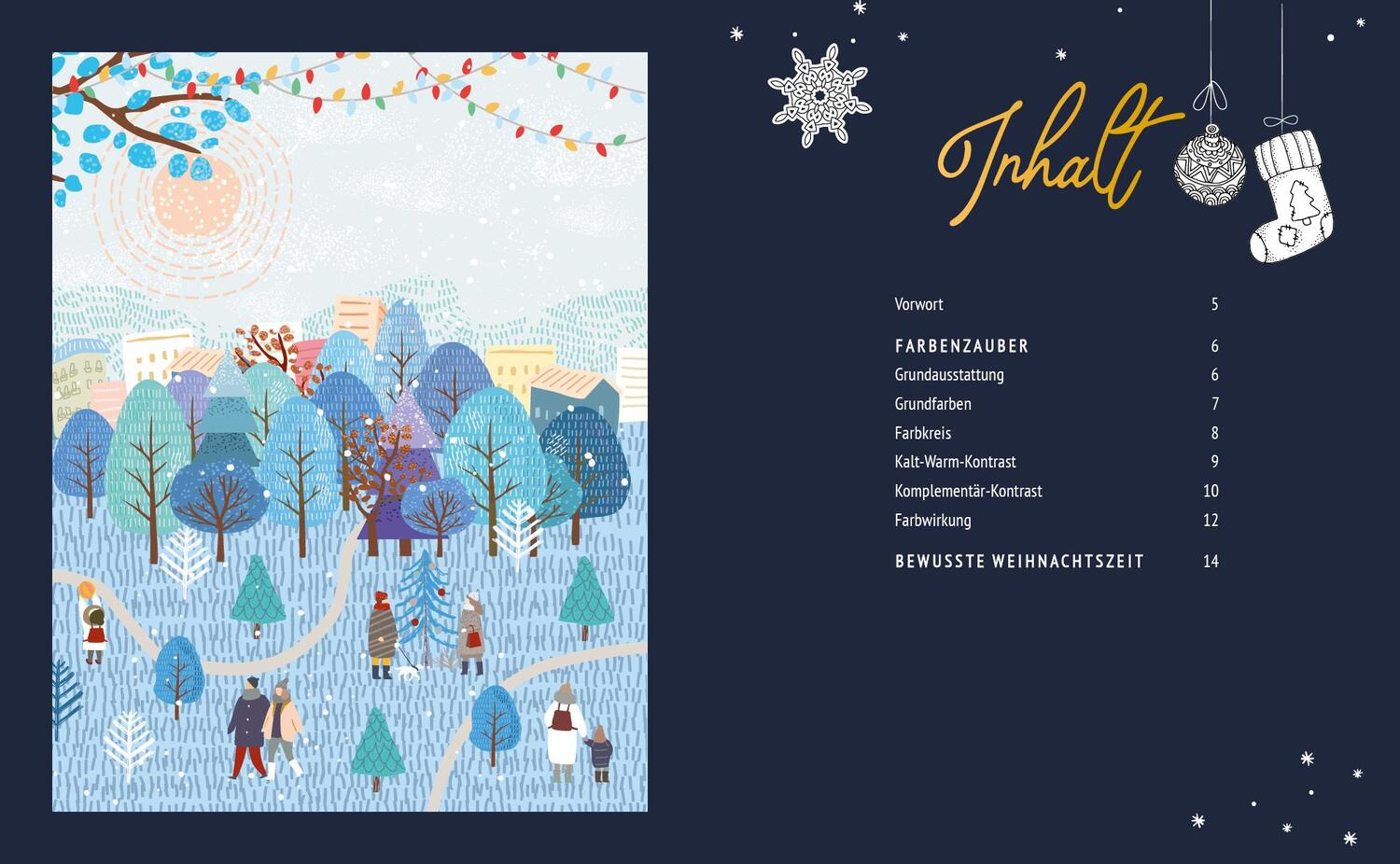 Bild: 9783745907308 | Mein Adventskalender-Buch zum Ausmalen: Colorful Christmas | Buch