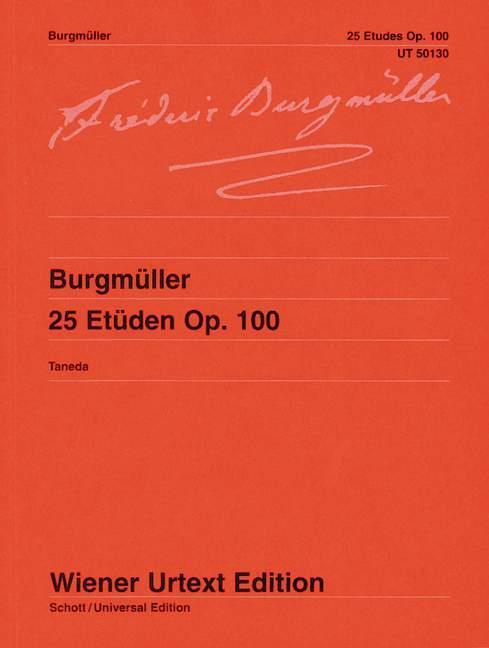 Cover: 9783850555562 | 25 Etüden | Nach der Erstausgabe editiert. op. 100. Klavier. | Taneda