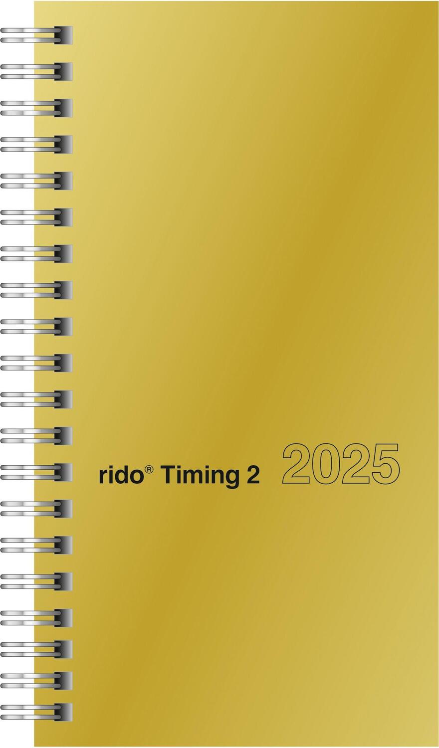 Cover: 4003273783904 | rido/idé 7014121915 Taschenkalender Modell Timing 2 (2025) 2 Seiten...