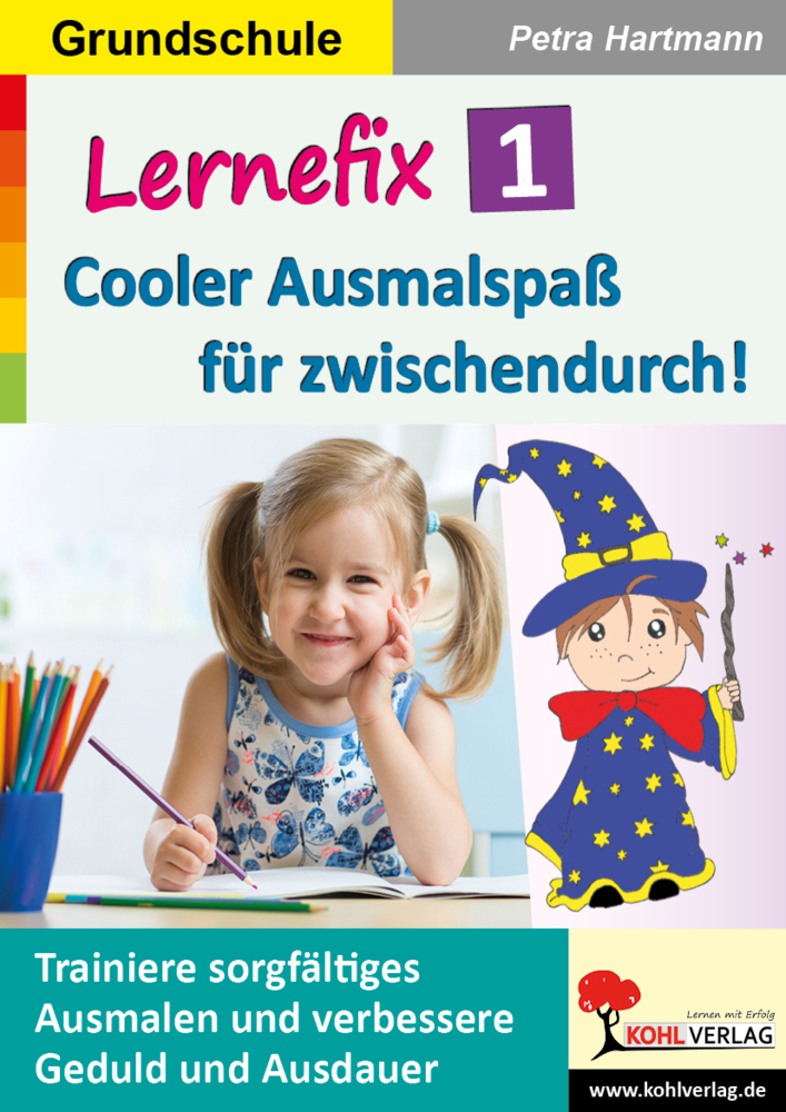 Cover: 9783985581047 | Lernefix / Band 1: Cooler Ausmalspaß für zwischendurch! | Hartmann