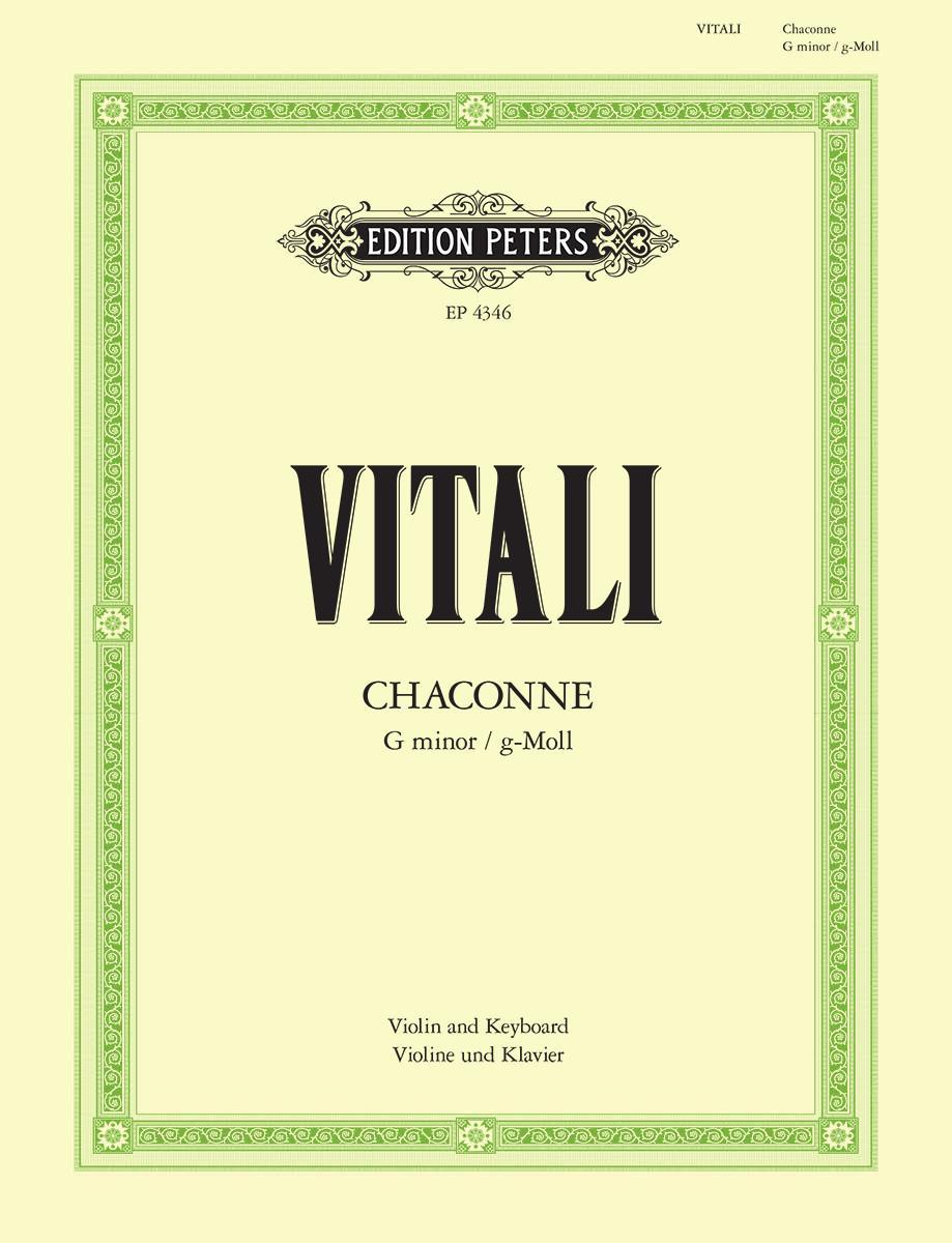 Cover: 9790577081076 | Ciaccona in G Minor for Violin and Continuo (Edition for Violin and...