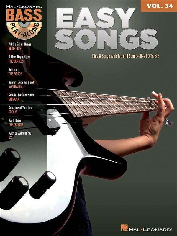 Cover: 9781423491224 | Easy Songs - Bass Play-Along Volume 34 Book/Online Audio [With CD...