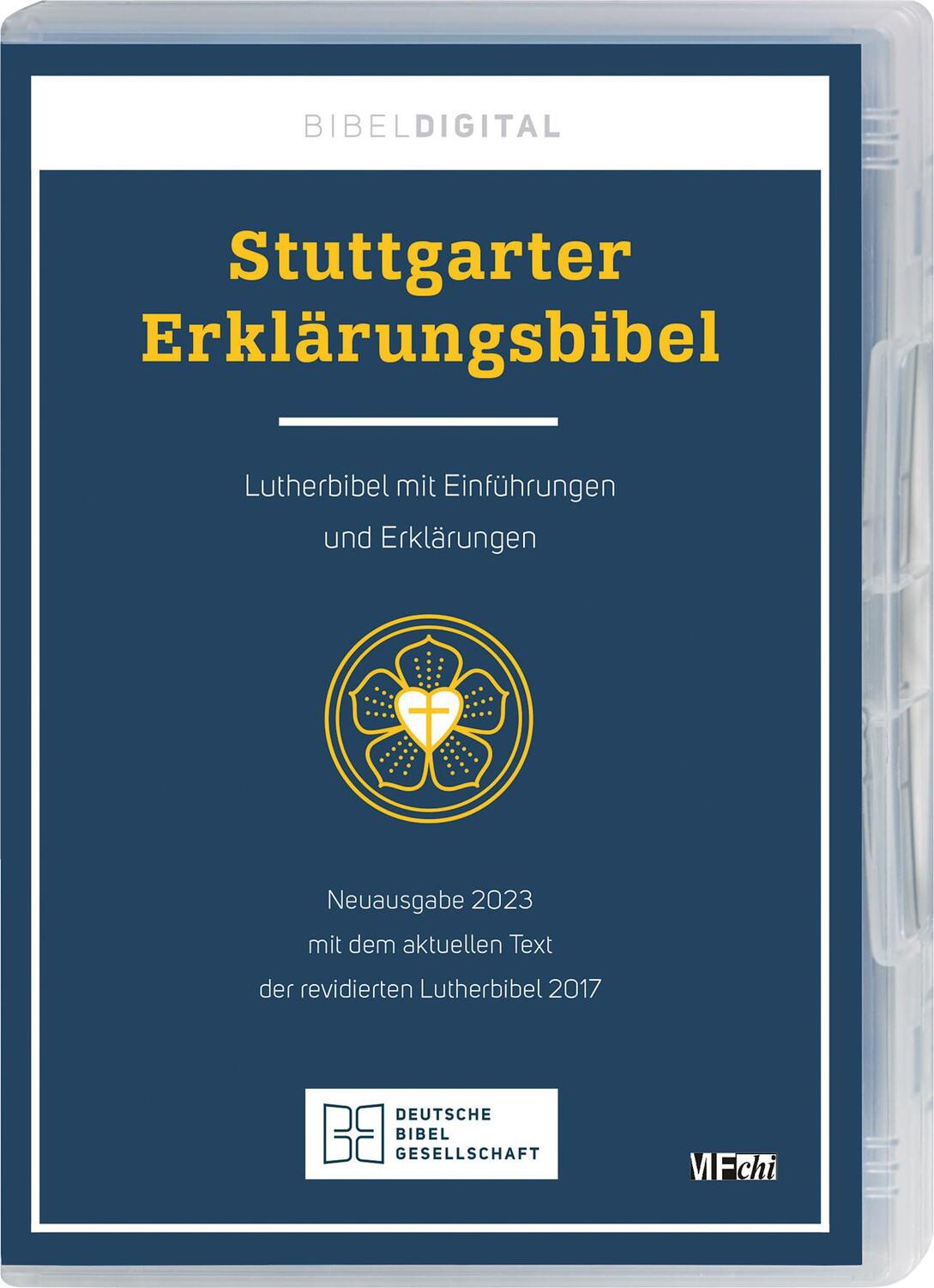 Cover: 9783438021878 | Stuttgarter Erklärungsbibel SEB 2023. CD-ROM | Beate Ego (u. a.)