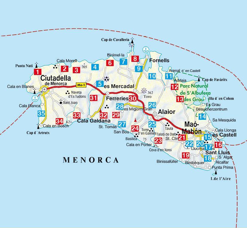 Bild: 9783763347391 | Menorca | Die schönsten Inselwanderungen. 35 Touren mit GPS-Tracks