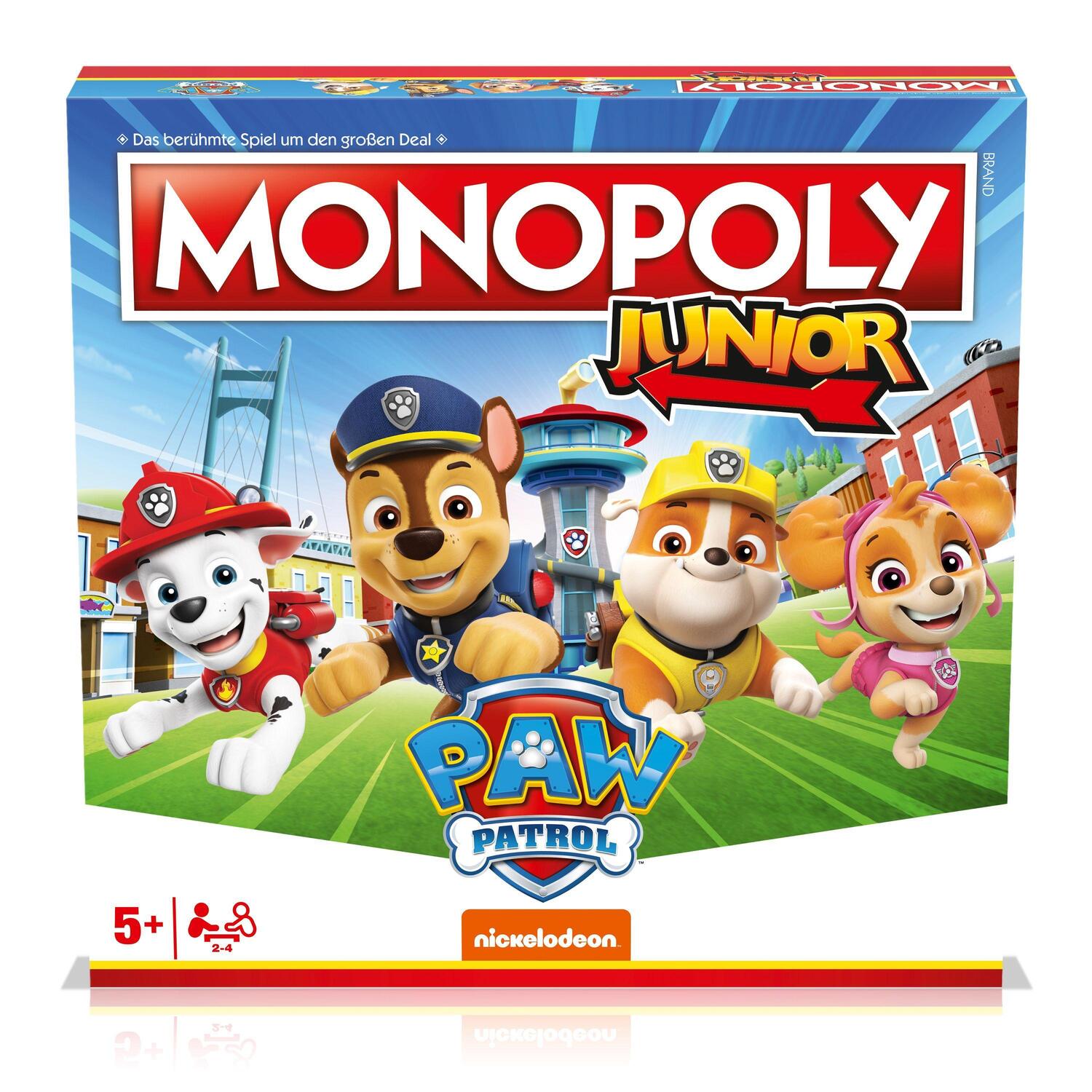 Cover: 5036905054331 | Monopoly Junior Paw Patrol | Spiel | Deutsch | 2024 | Winning Moves