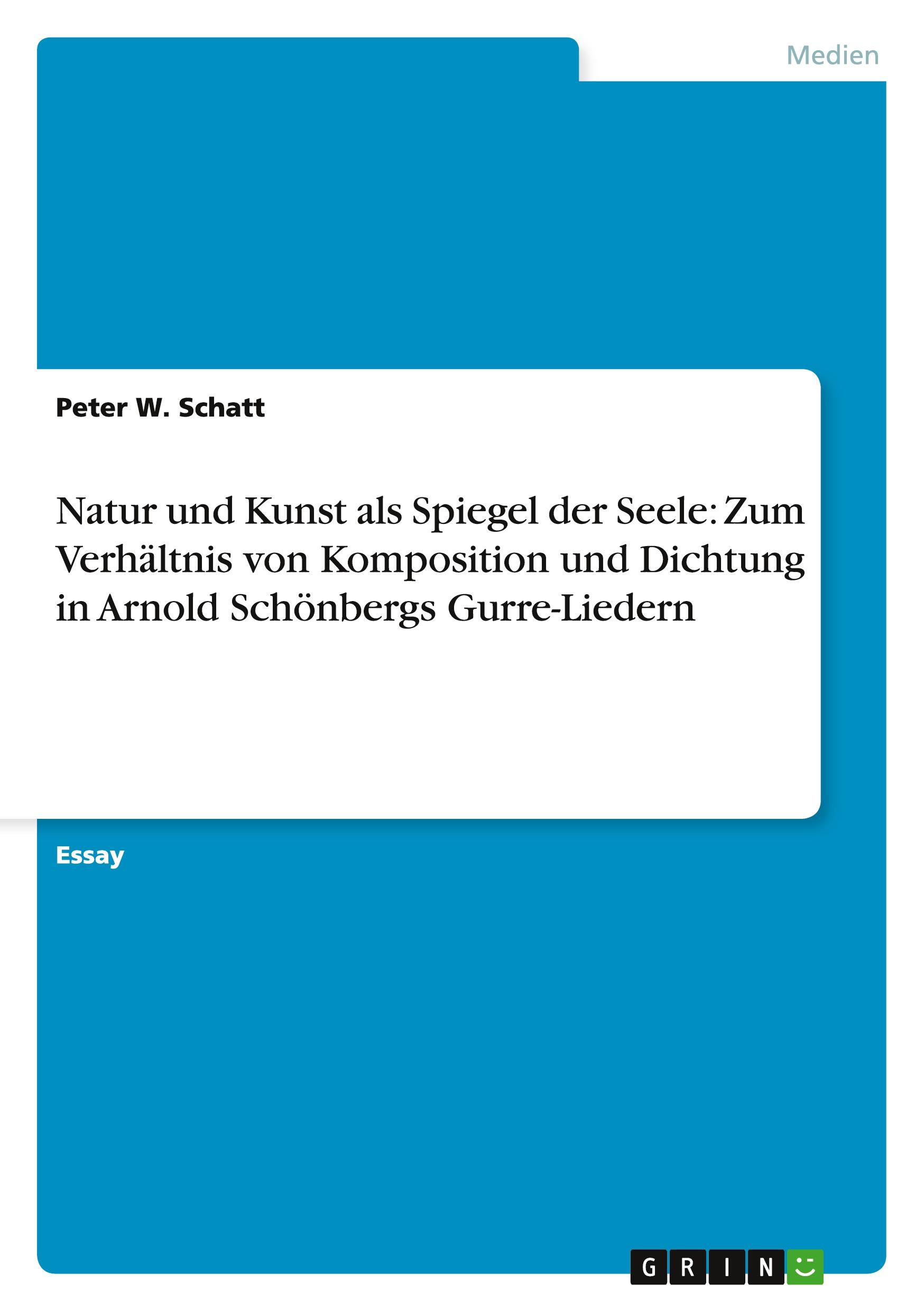 Cover: 9783656652359 | Natur und Kunst als Spiegel der Seele: Zum Verhältnis von...