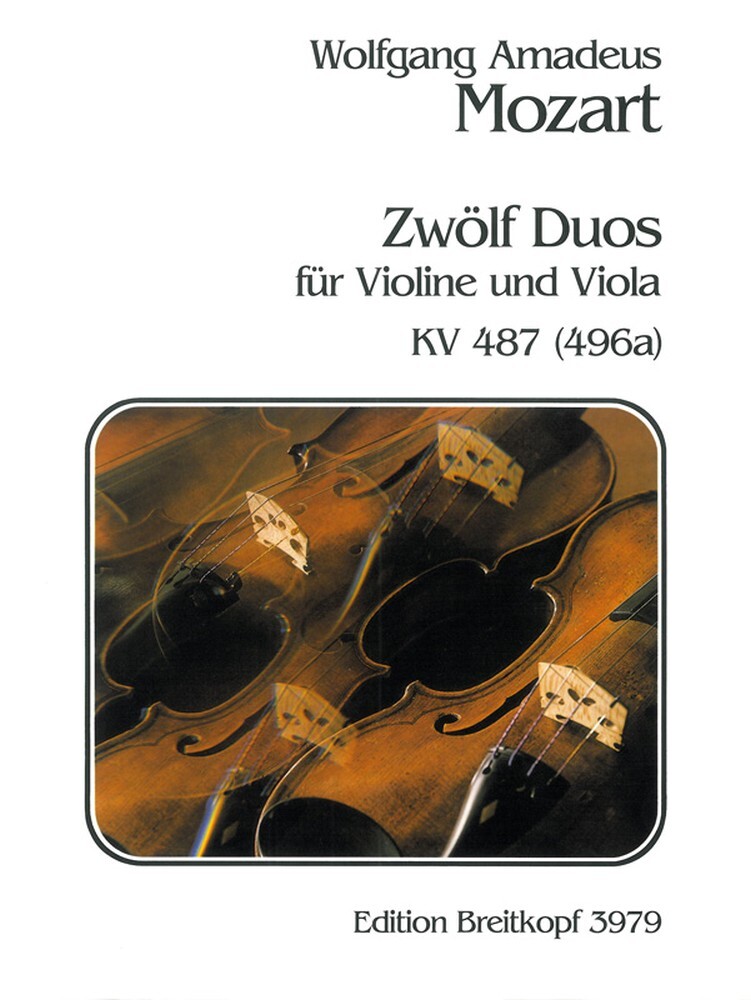 Cover: 9790004162101 | 12 Duos KV 487 | Wolfgang Amadeus Mozart | Buch | Breitkopf &amp; Härtel
