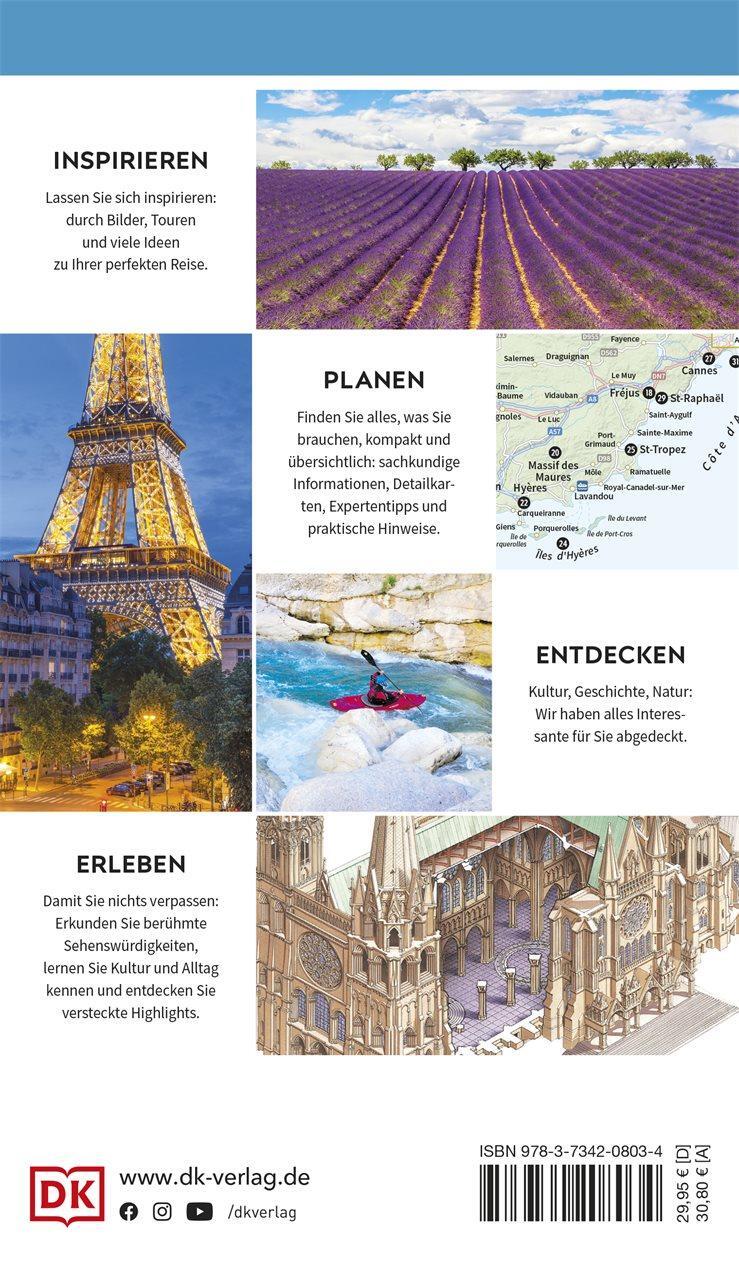 Rückseite: 9783734208034 | Vis-à-Vis Reiseführer Frankreich | DK Verlag - Reise | Taschenbuch