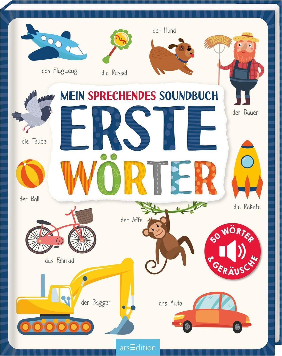Cover: 9783845837451 | Mein sprechendes Soundbuch - Erste Wörter | 50 Wörter &amp; Geräusche