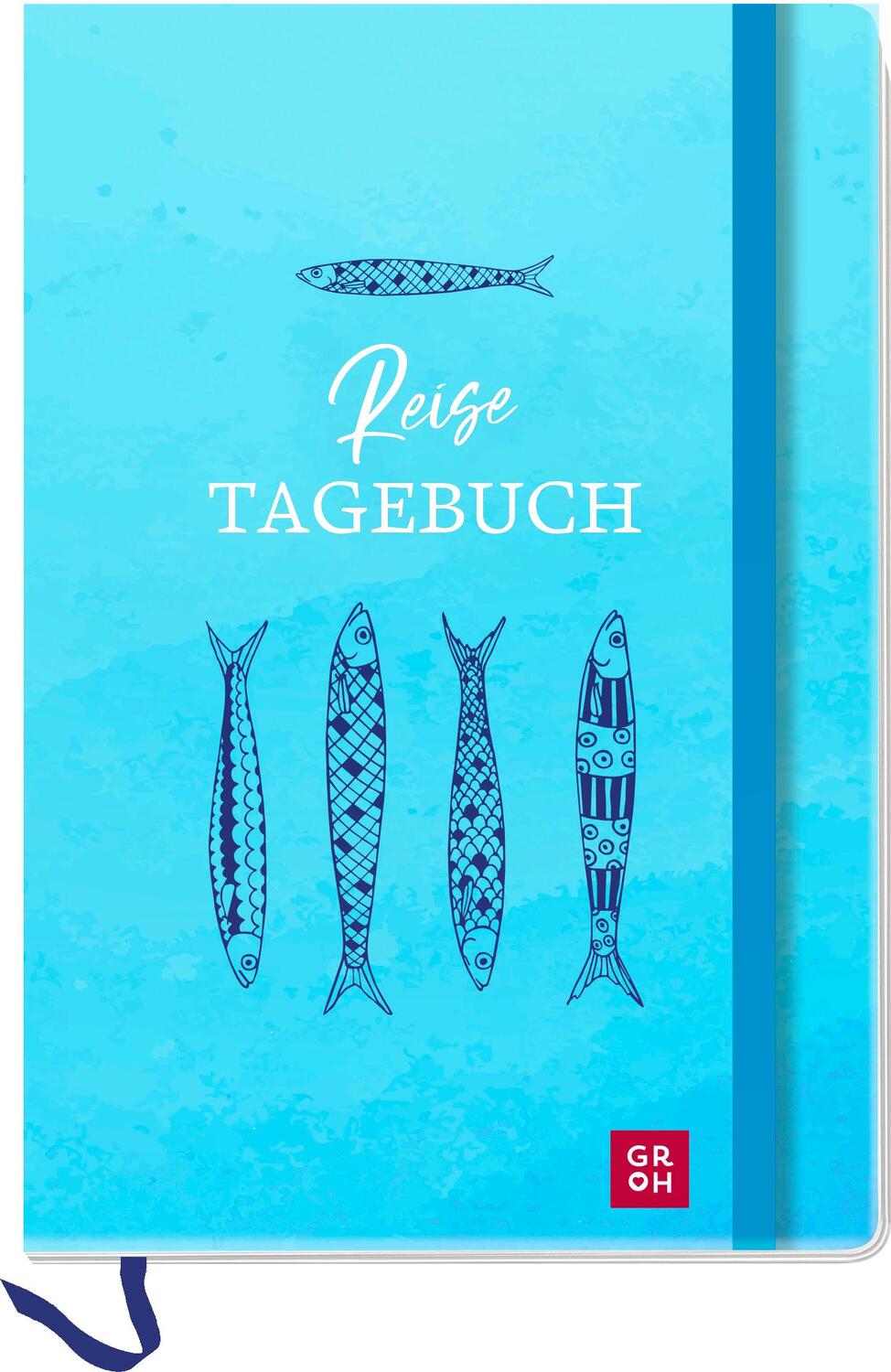Cover: 4036442012628 | Reisetagebuch (Fische) | Groh Verlag | Notizbuch | 96 S. | Deutsch