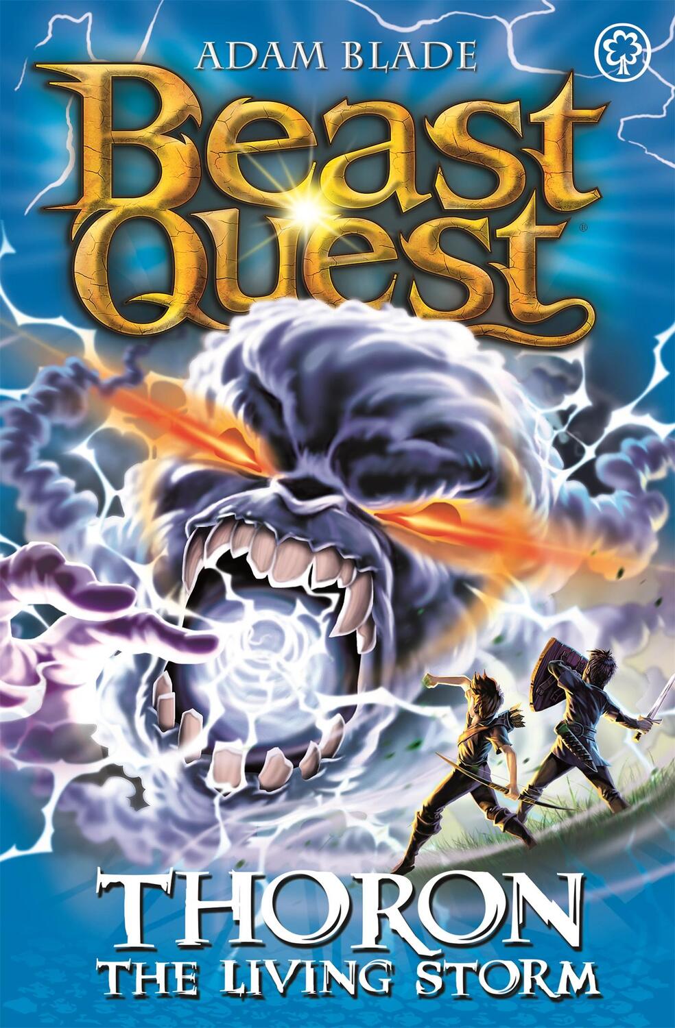 Cover: 9781408340806 | Beast Quest: Thoron the Living Storm | Series 17 Book 2 | Adam Blade