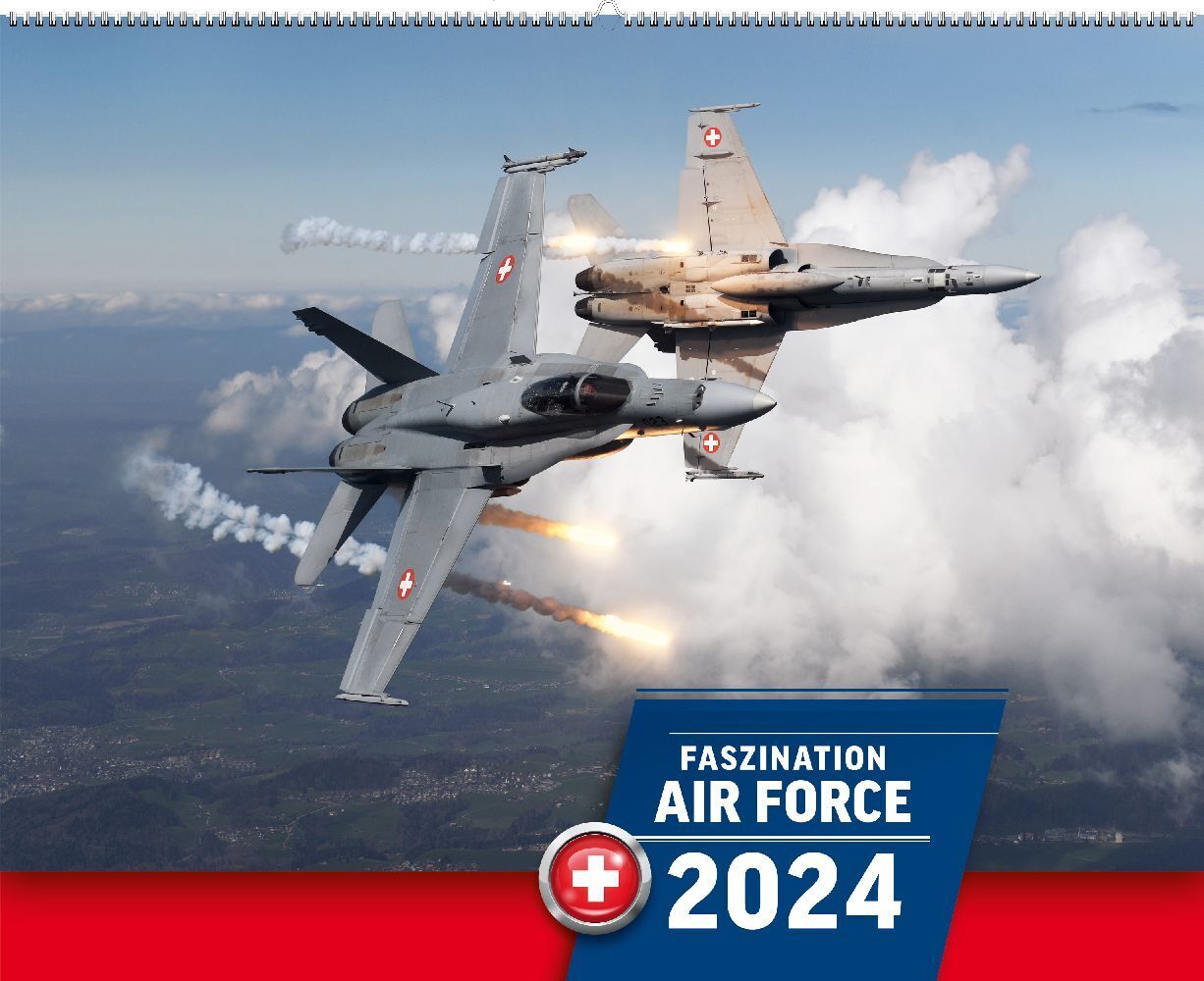 Cover: 9783038184652 | Faszination Air Force Kalender 2024 | Martin Michel | Kalender | 2024