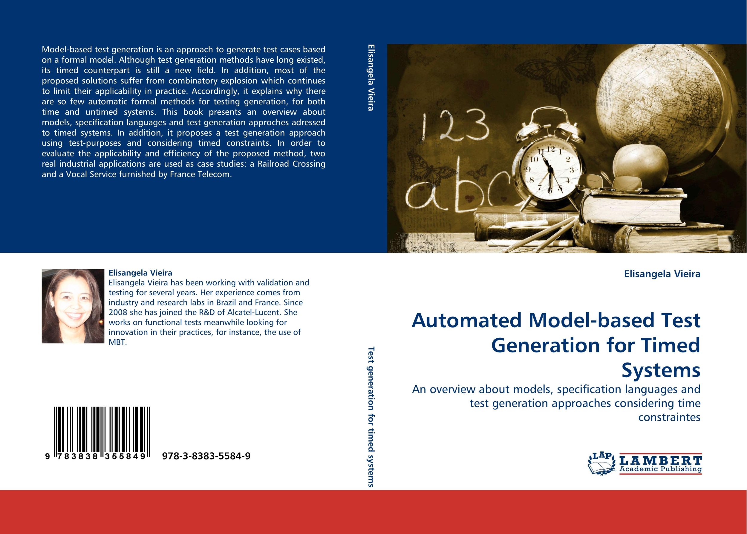 Cover: 9783838355849 | Automated Model-based Test Generation for Timed Systems | Vieira