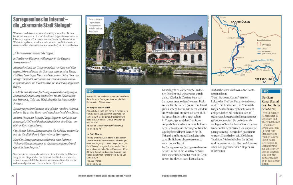 Bild: 9783901309274 | Mit dem Hausboot durch Elsass, Champagne/Ardennen und Picardie | Böckl
