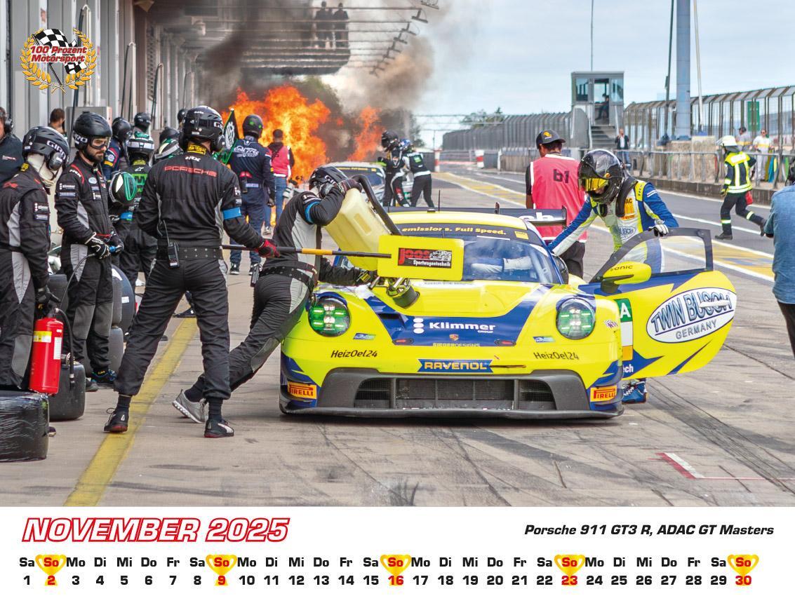 Bild: 9783948794729 | Porsche im Rennsport Kalender 2025 | Frank Pommer | Kalender | Deutsch