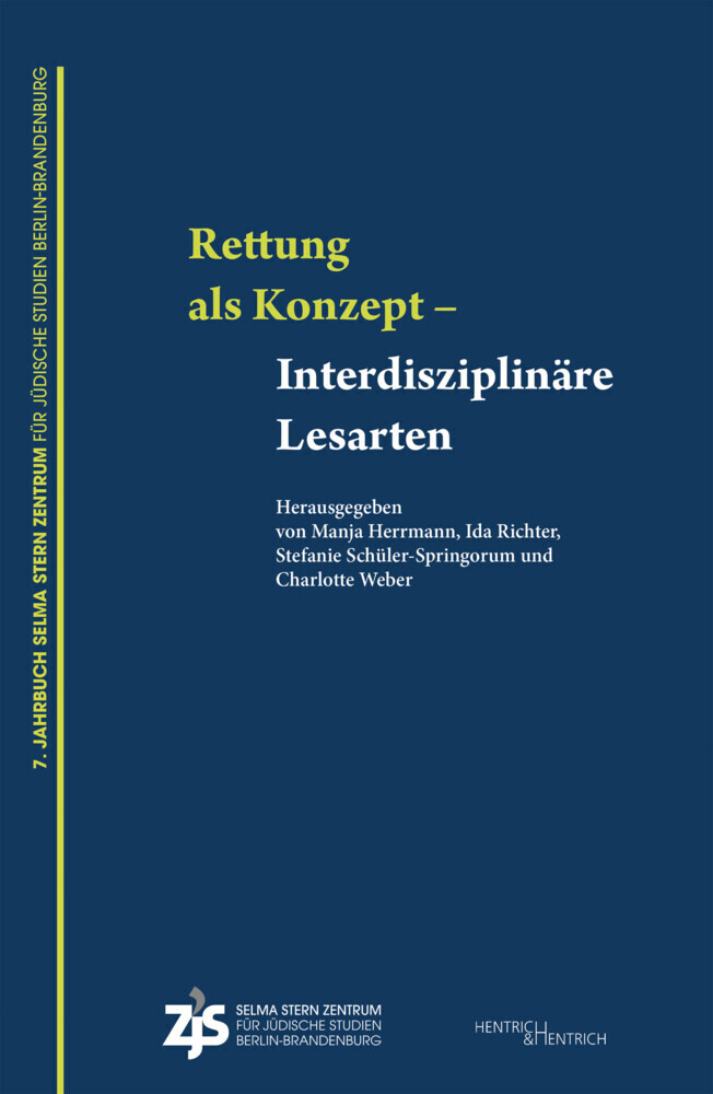 Cover: 9783955654979 | "Rettung" als Konzept - Interdisziplinäre Lesarten | Herrmann (u. a.)