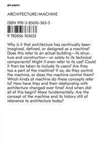 Cover: 9783856763633 | Architecture / Machine | Taschenbuch | 180 S. | Englisch | 2017