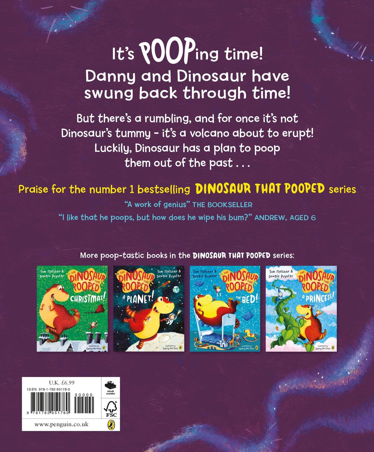 Rückseite: 9781782951780 | The Dinosaur that Pooped the Past! | Dougie Poynter (u. a.) | Buch