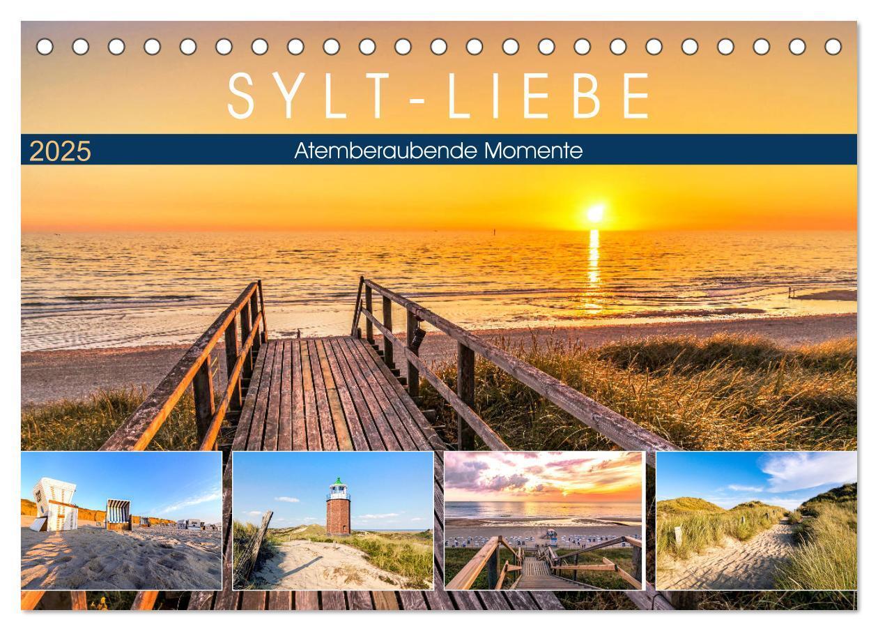 Cover: 9783435218301 | SYLT-LIEBE Atemberaubende Momente (Tischkalender 2025 DIN A5 quer),...