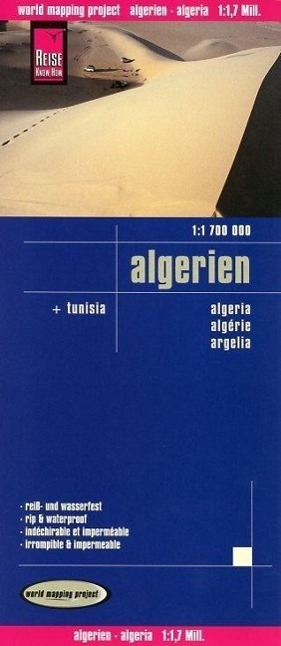 Cover: 9783831771202 | Algerien, Tunesien 1 :1 700 000 | (Land-)Karte | World Mapping Project