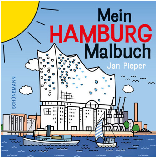 Cover: 9783796110955 | Mein erstes Hamburger Malbuch | Malbuch | Anne Rieken | Taschenbuch