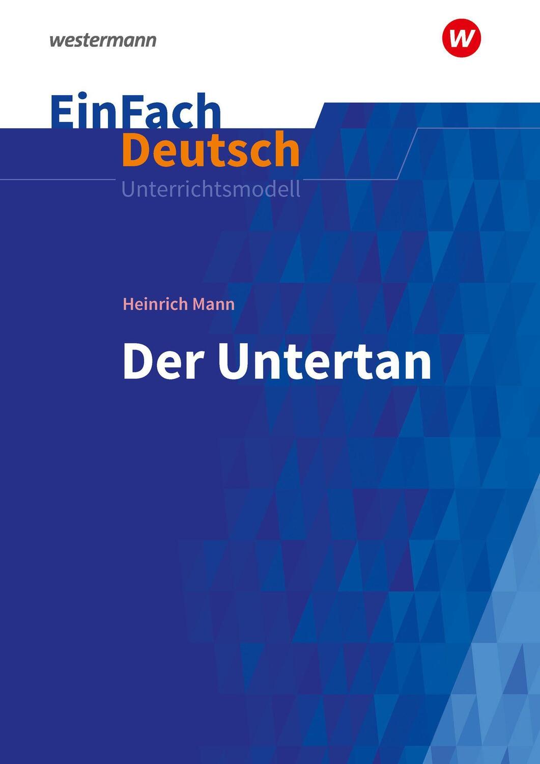 Cover: 9783140227780 | Der Untertan. EinFach Deutsch Unterrichtsmodelle | Taschenbuch | 2021