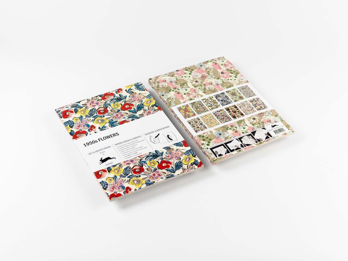 Cover: 9789460091308 | 1950s Flowers | Gift & Creative Paper Book Vol. 108 | Pepin van Roojen