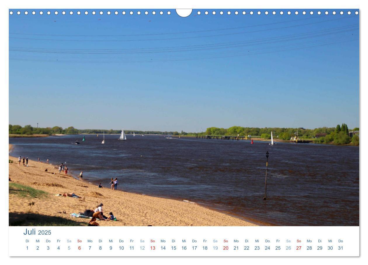 Bild: 9783435322442 | Berne 2025. Impressionen zwischen Weser und Hunte (Wandkalender...