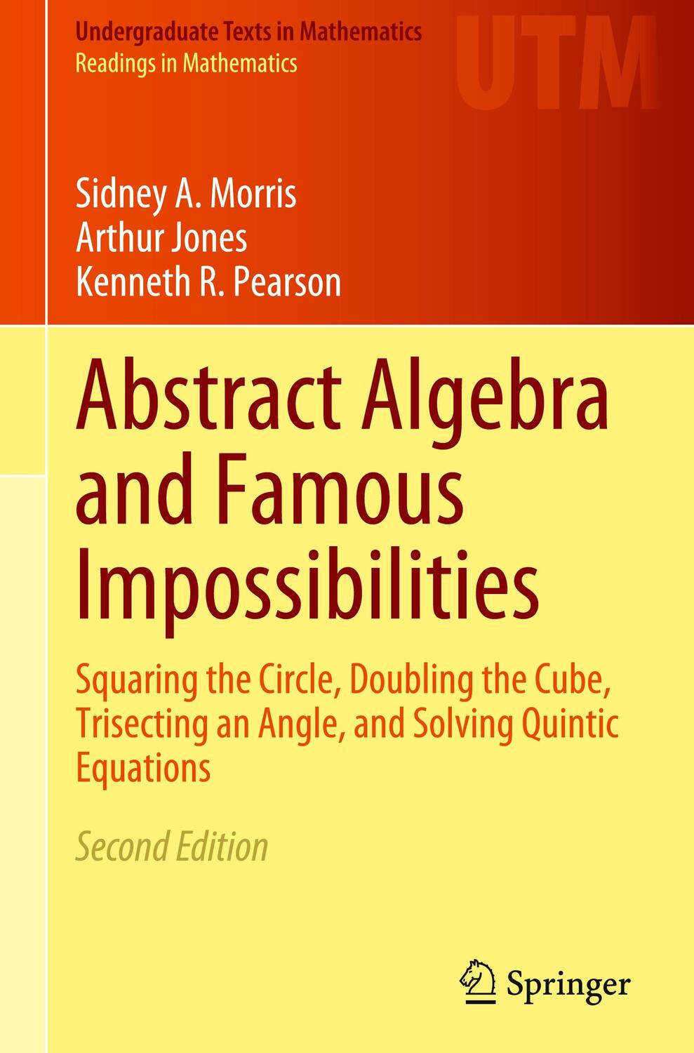 Cover: 9783031056970 | Abstract Algebra and Famous Impossibilities | Sidney A. Morris (u. a.)