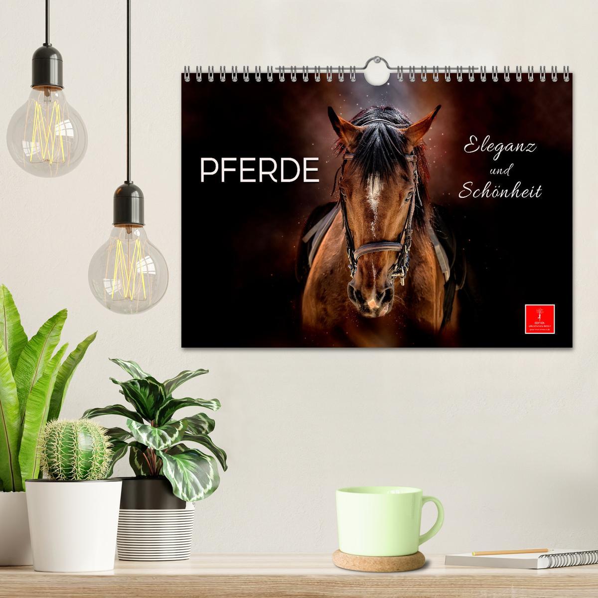 Bild: 9783435294213 | Eleganz und Schönheit - Pferde (Wandkalender 2025 DIN A4 quer),...