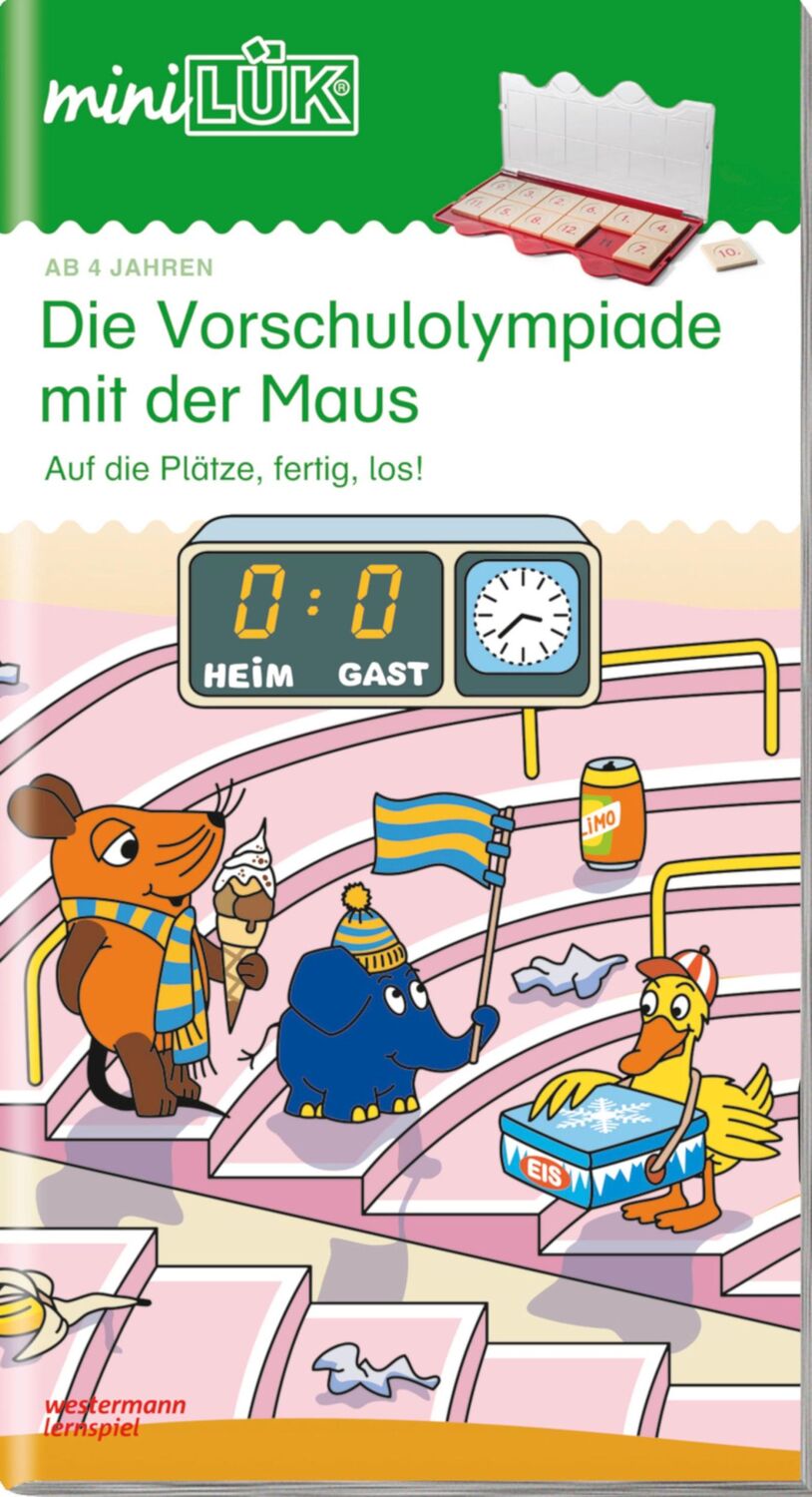 Cover: 9783894143473 | miniLÜK. Kindergarten/Vorschule Die Vorschulolympiade mit der Maus