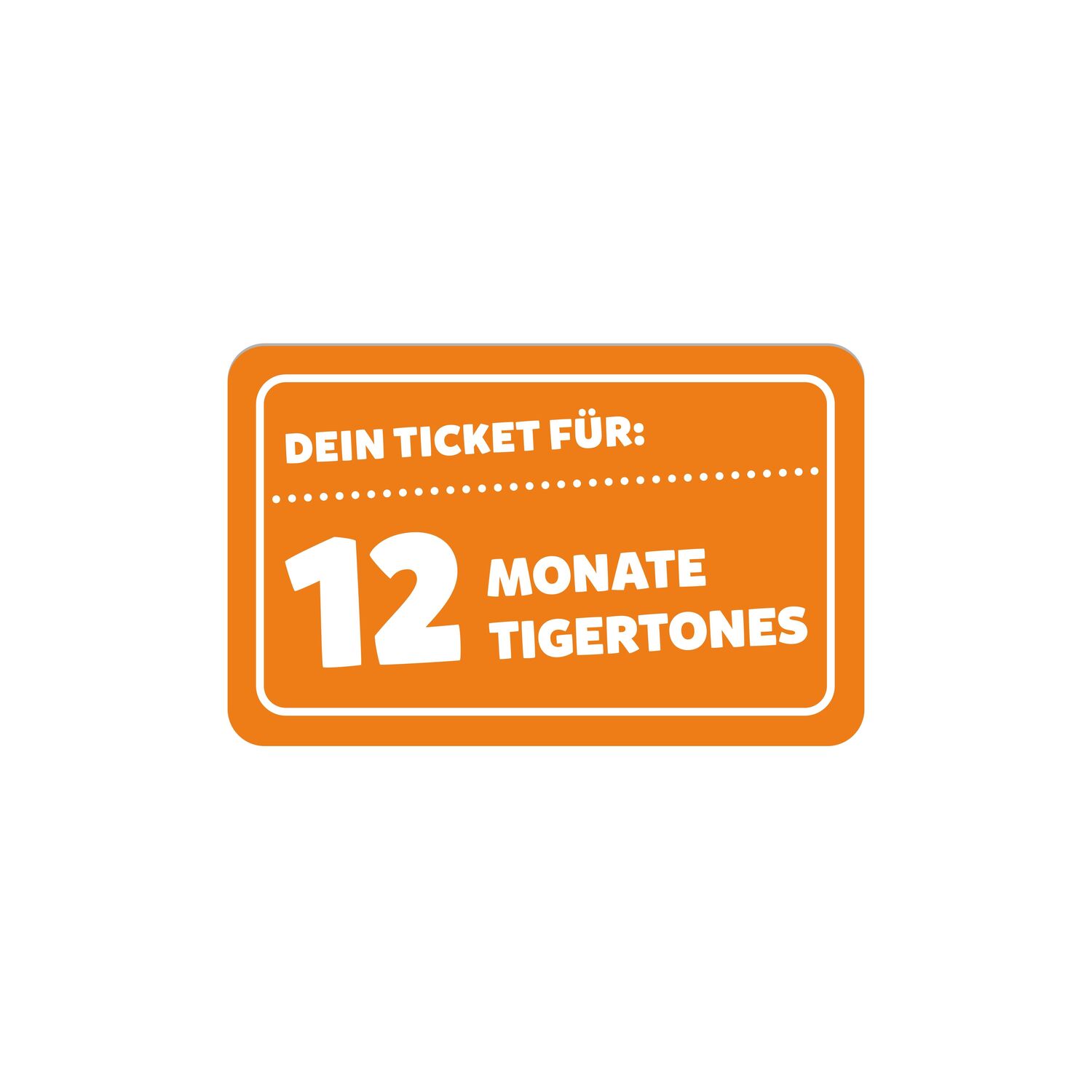Bild: 4260535486052 | tigermedia tigertones-Ticket NEU 12 Monate Streaming für tigerbox...