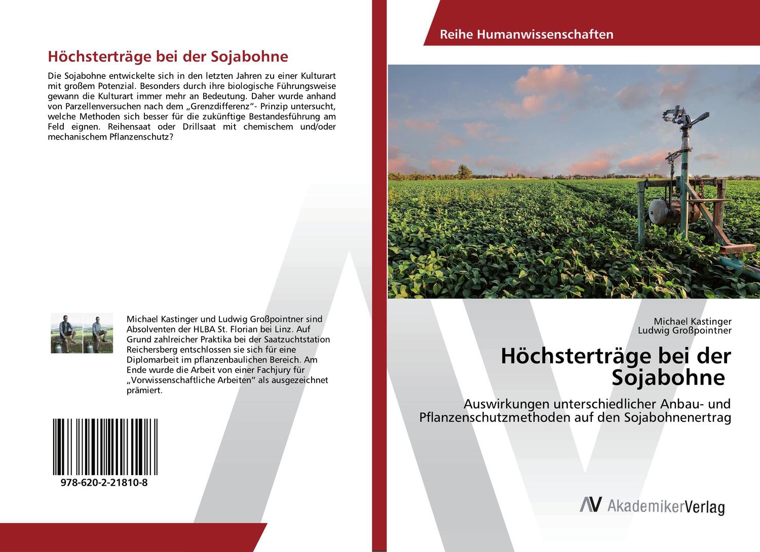 Cover: 9786202218108 | Höchsterträge bei der Sojabohne | Michael Kastinger (u. a.) | Buch