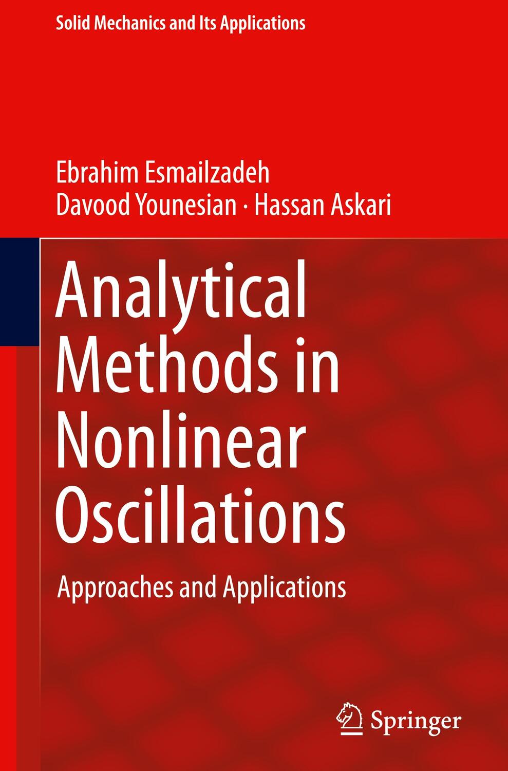 Cover: 9789402415407 | Analytical Methods in Nonlinear Oscillations | Esmailzadeh (u. a.)