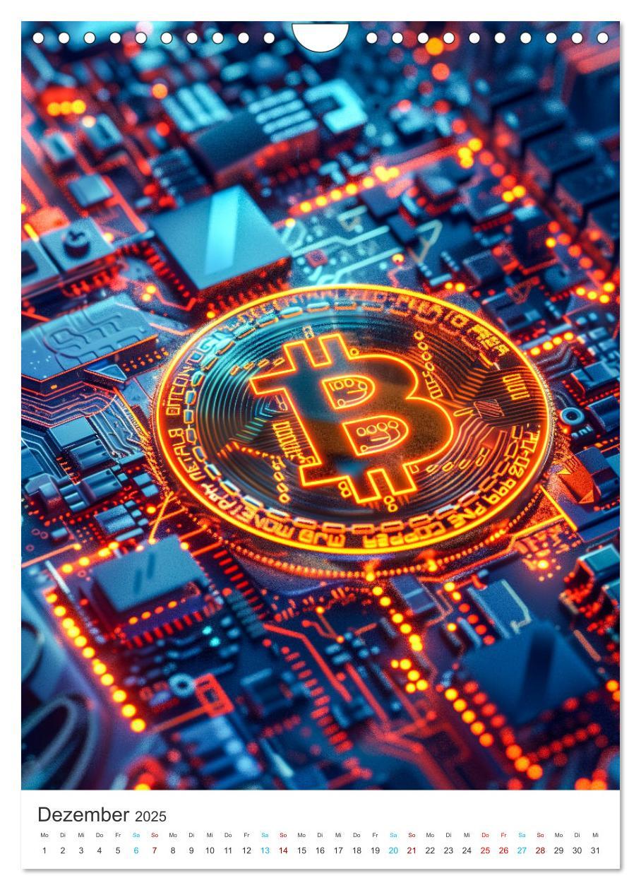 Bild: 9783457175156 | Bitcoin Welten (Wandkalender 2025 DIN A4 hoch), CALVENDO...