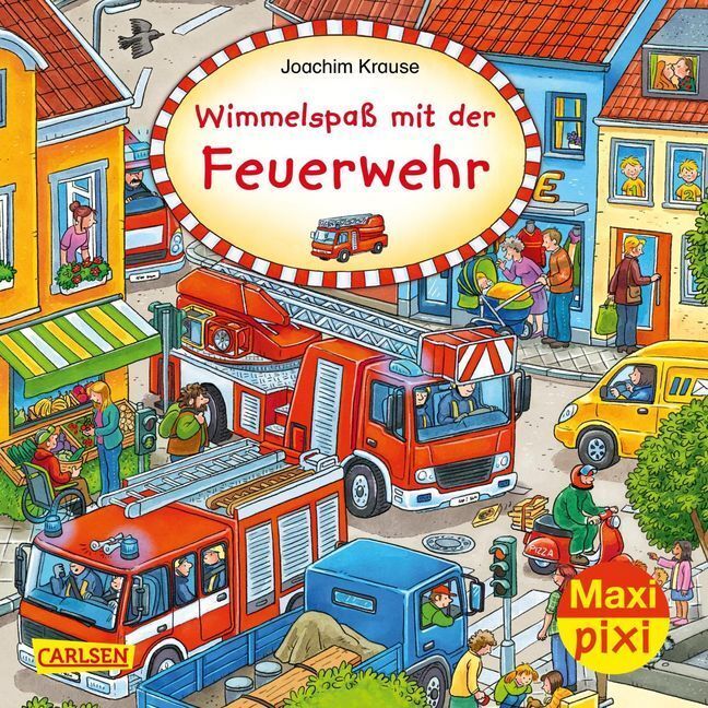 Cover: 9783551032324 | Maxi Pixi 319: Wimmelspaß mit der Feuerwehr | Joachim Krause | Buch